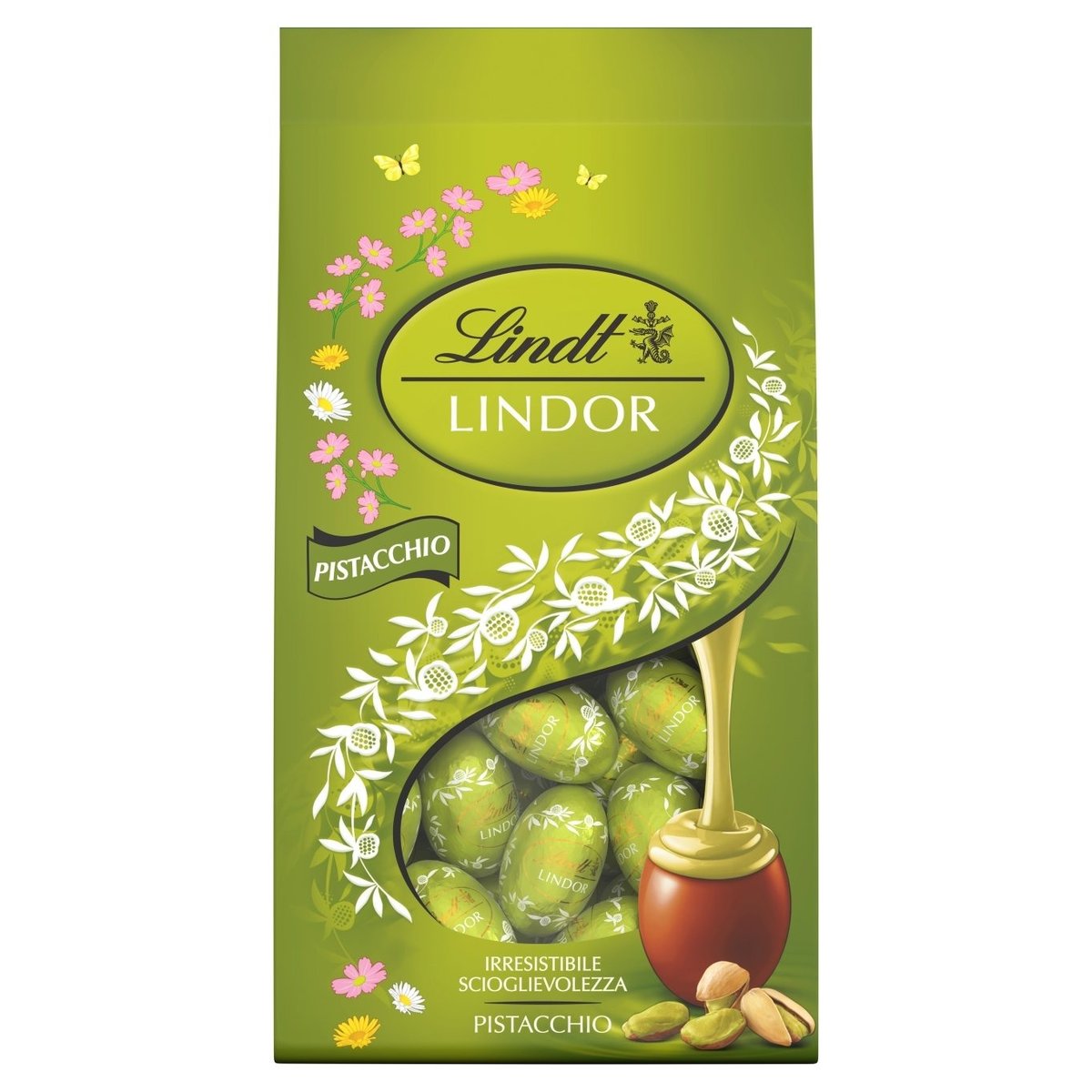 Lindt LINDOR vajíčka pistácie 180g