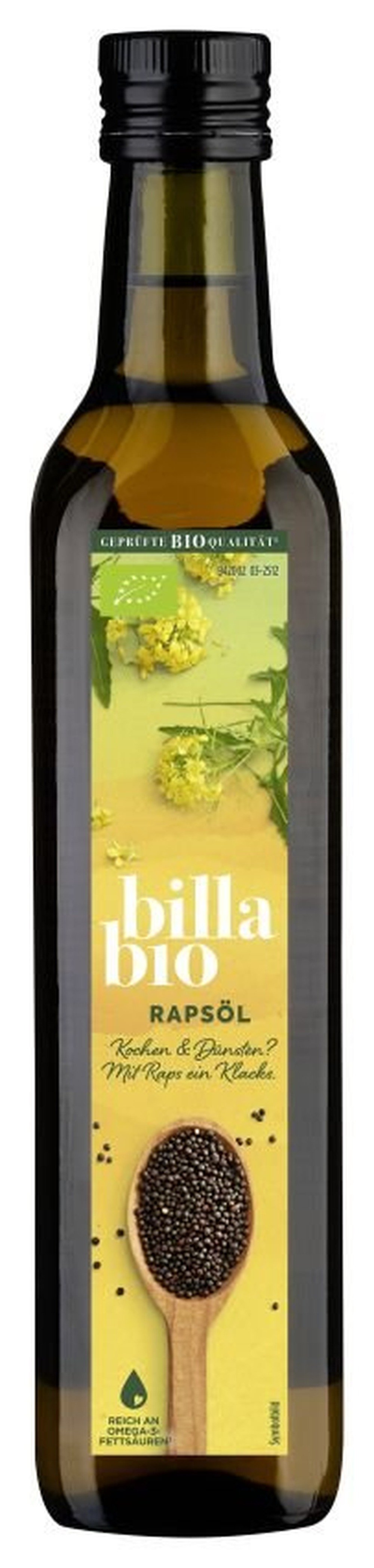 BILLA BIO Řepkový olej 500ml