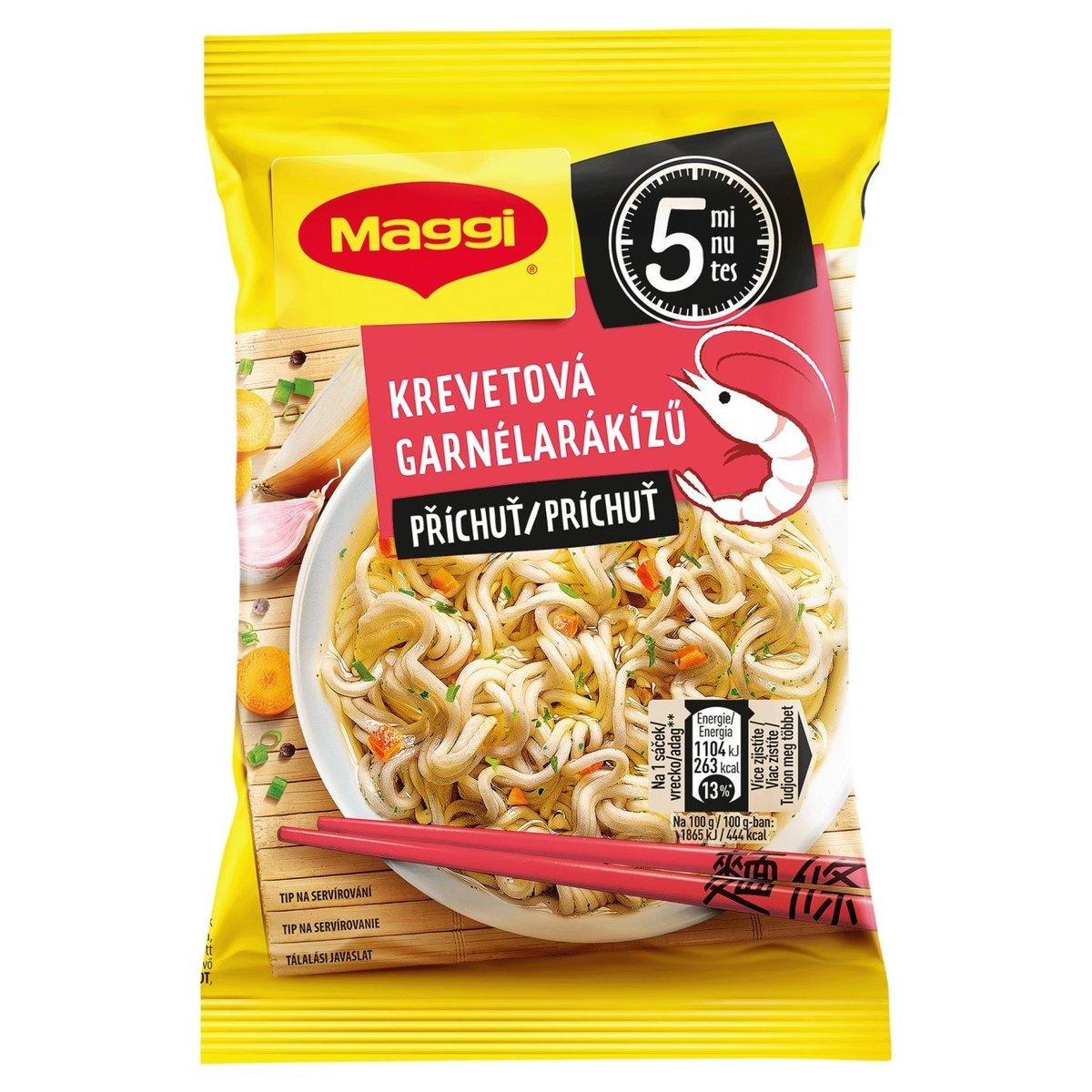 MAGGI Instantní nudle s krevetovou příchutí sáček 59,2g