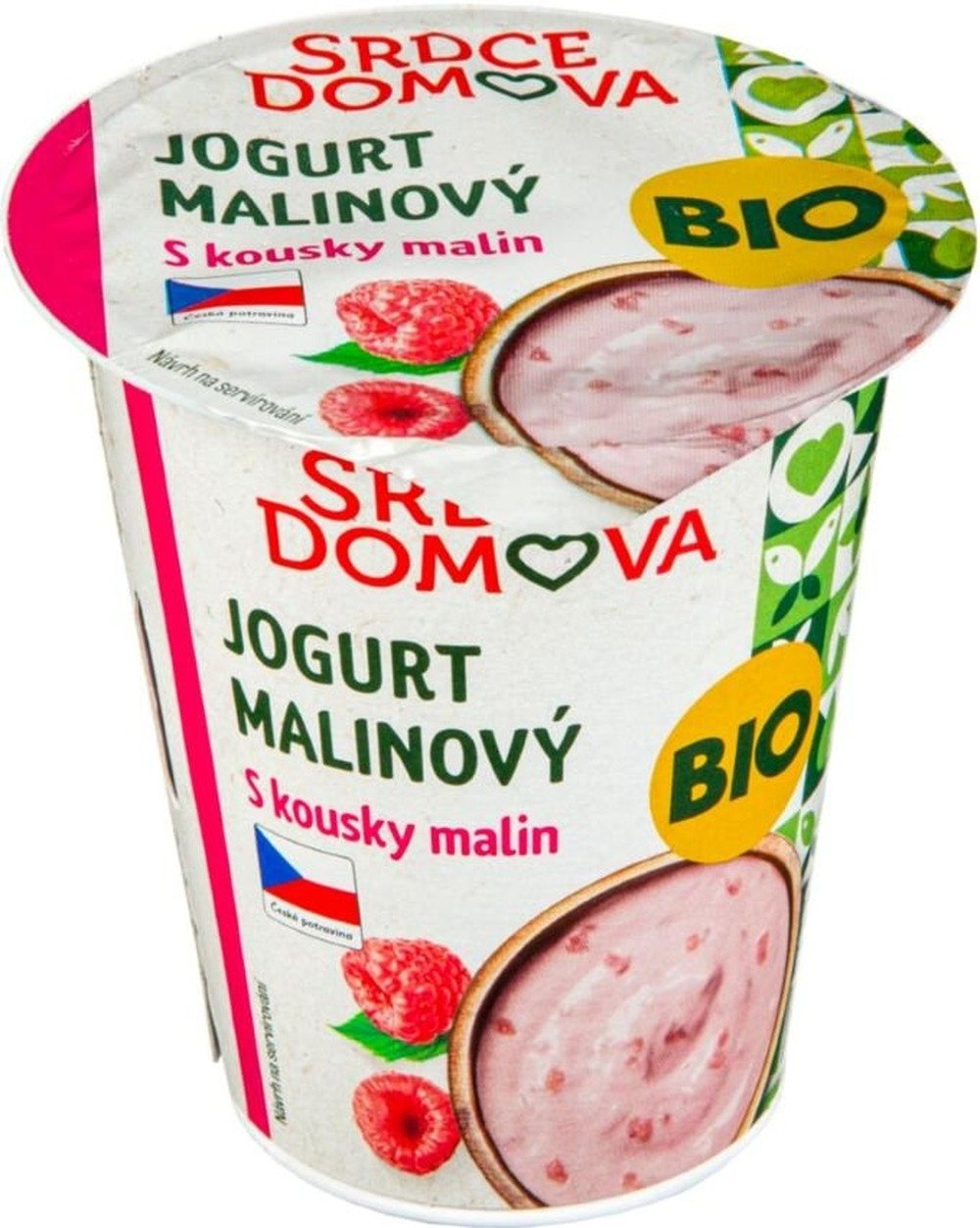 Srdce domova BIO Malinoný jogurt