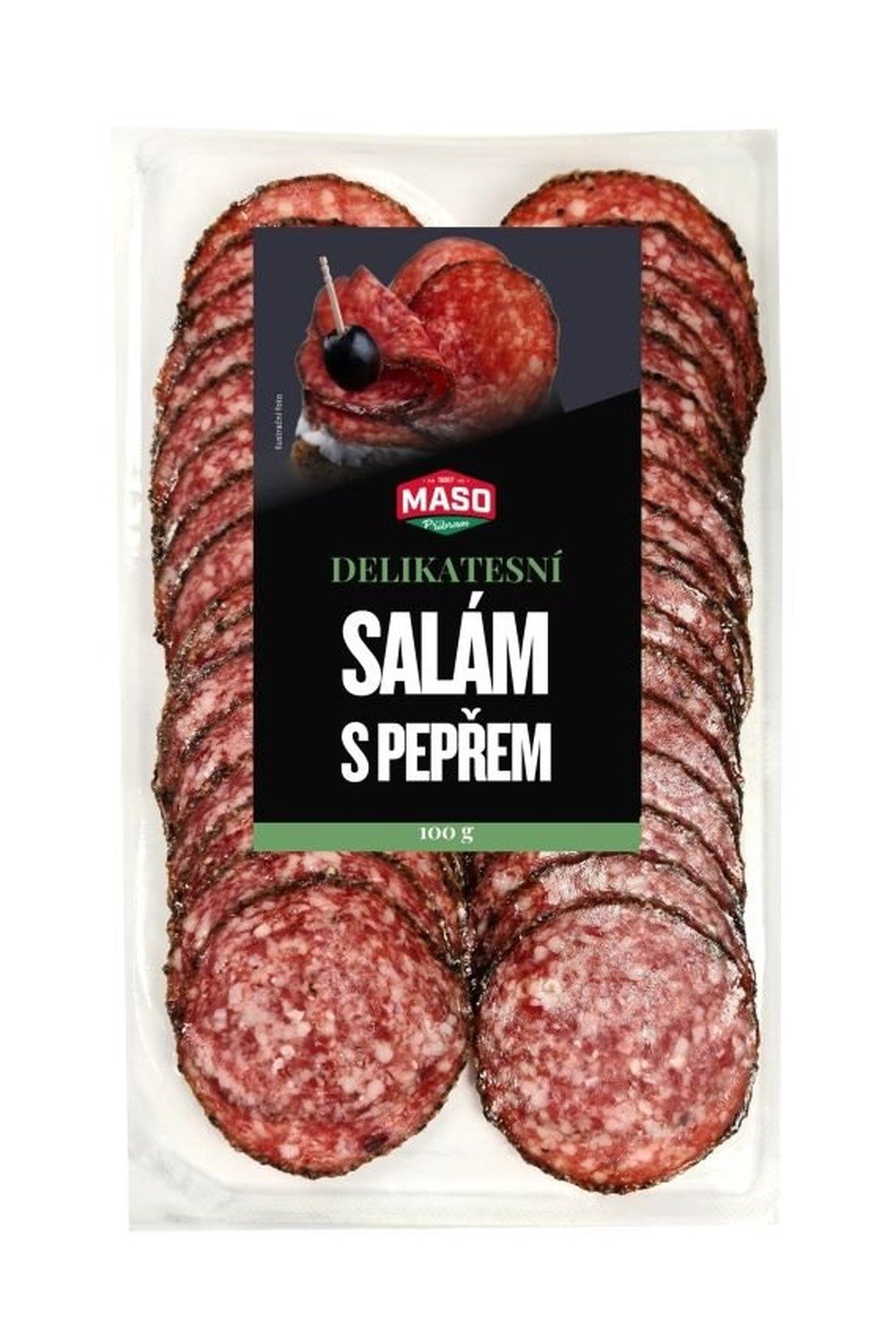 Delikatesní salám s pepřem 100 g
