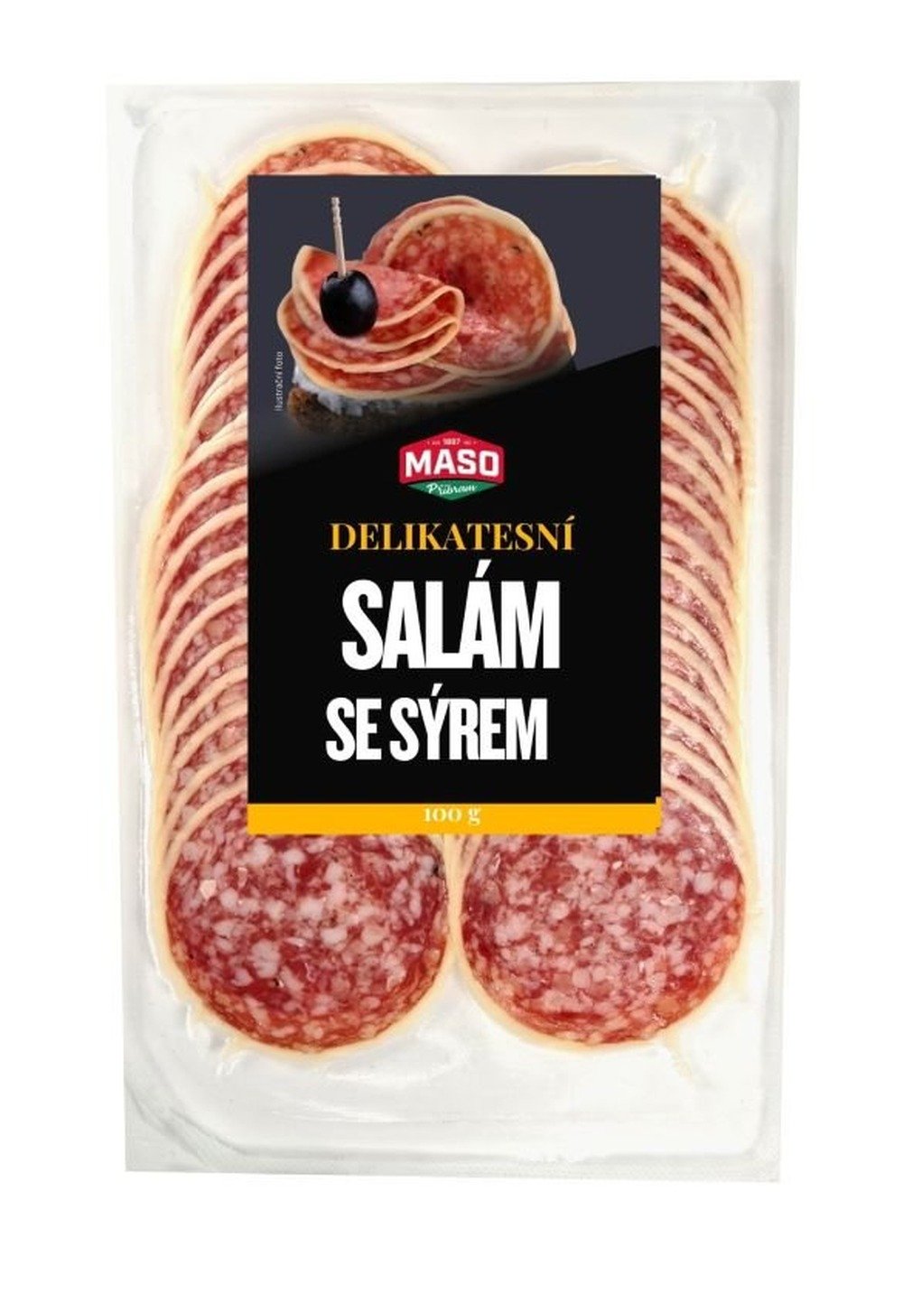 Deliaktesí salám se sýrem 100 g
