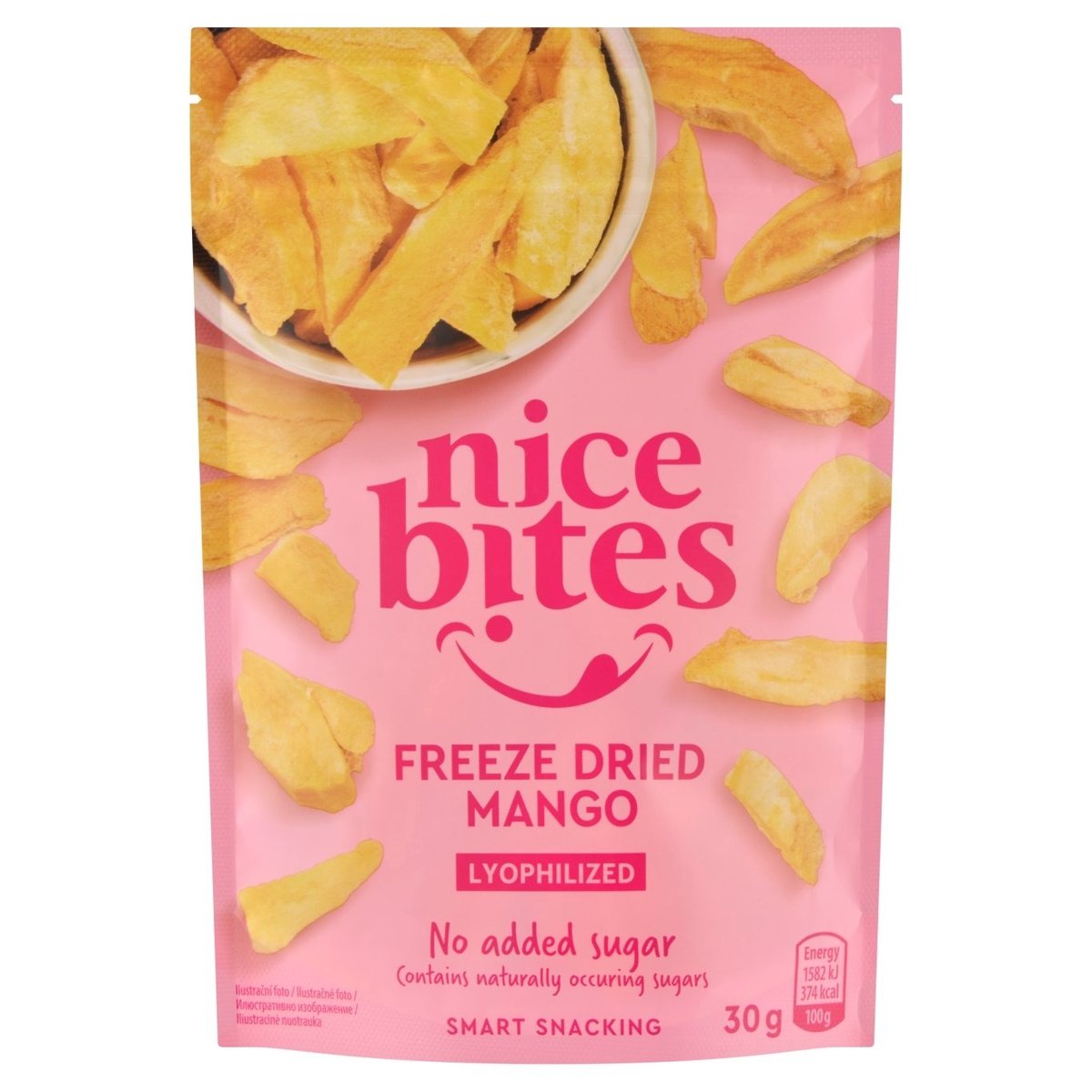 Nice Bites Mango, mrazem sušené ovoce 30g