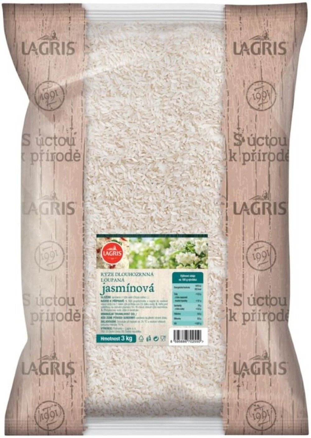 Lagris Jasmínová rýže 3kg