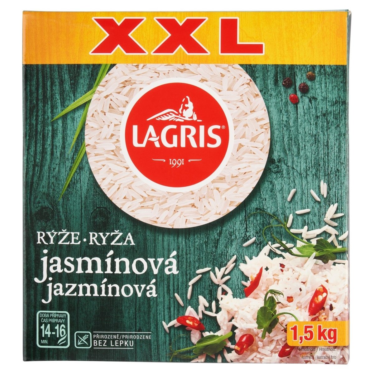 Lagris Rýže jasmínová 1,5kg