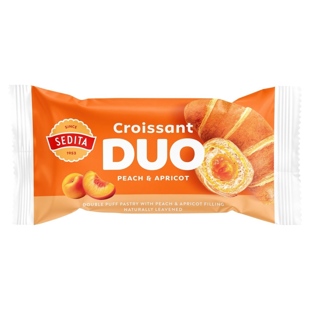 Sedita Croissant Duo Peach & Apricot 50g
