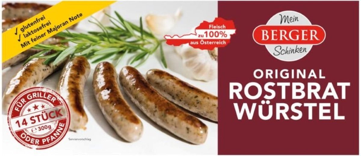Berger Original grilovací klobása
