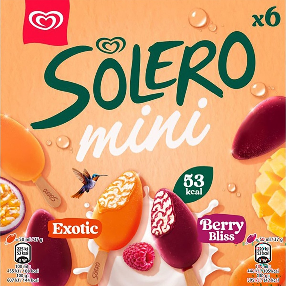 Solero Mini 6 x 50ml (300ml)
