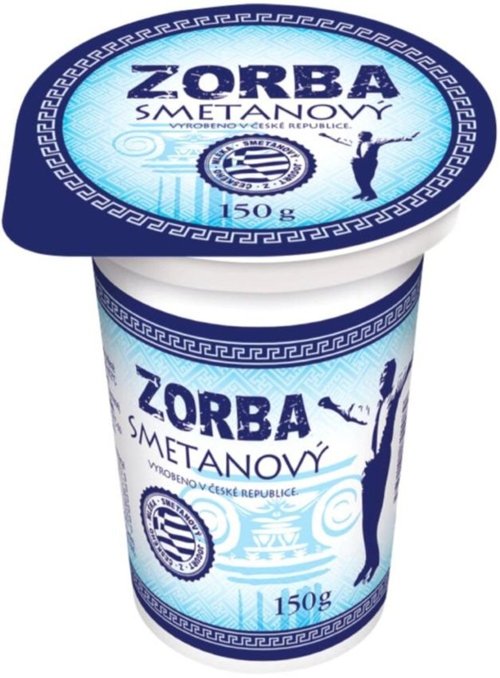 Zorba Smetanový jogurt bílý 150g