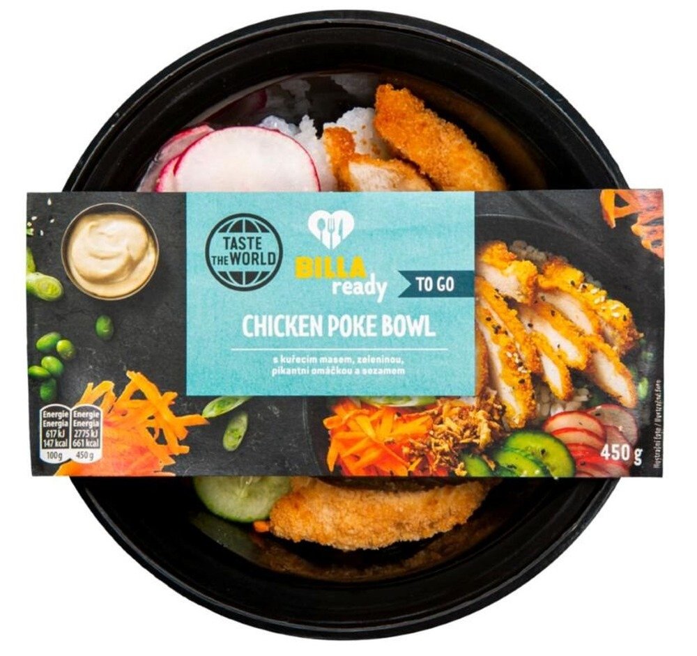 BILLA Ready Chicken Poke Bowl 450 g