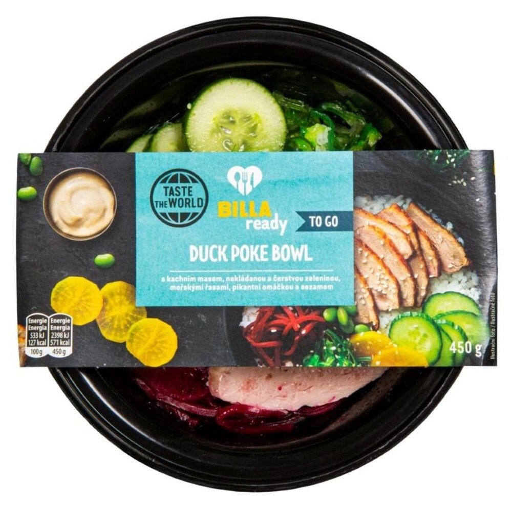 BILLA Ready Duck Poke Bowl 450 g