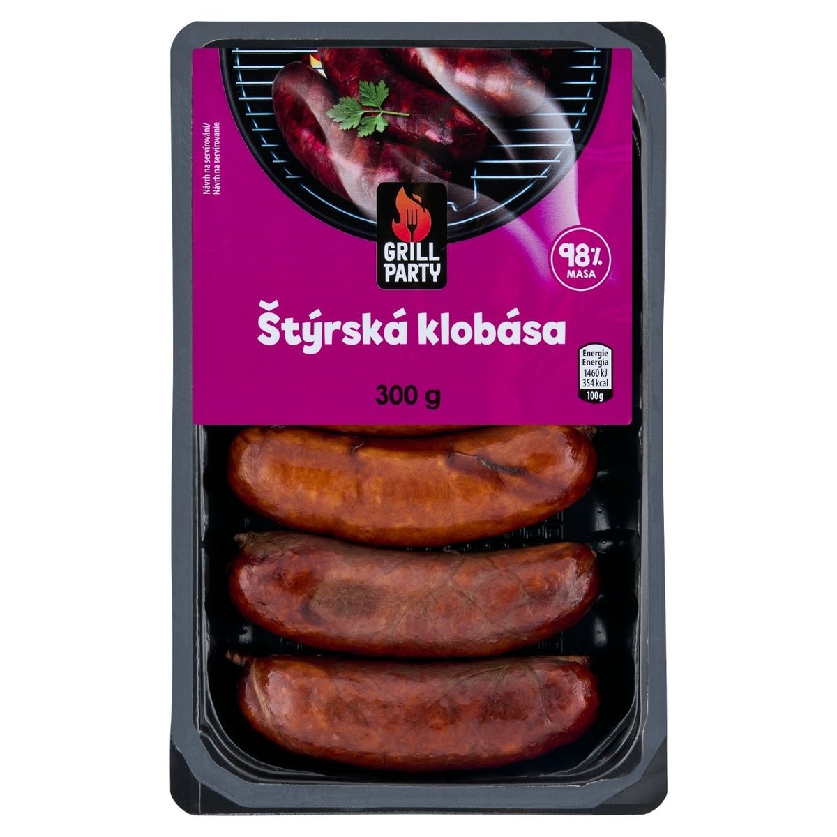 GRILL Party Štýrská klobása 300g