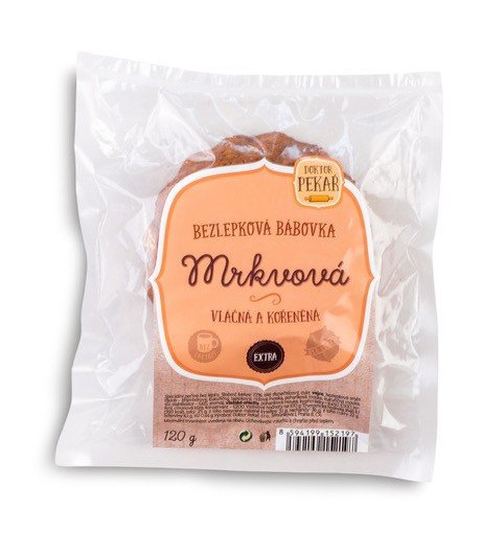 Bezlepková mrkvová bábovka 120g