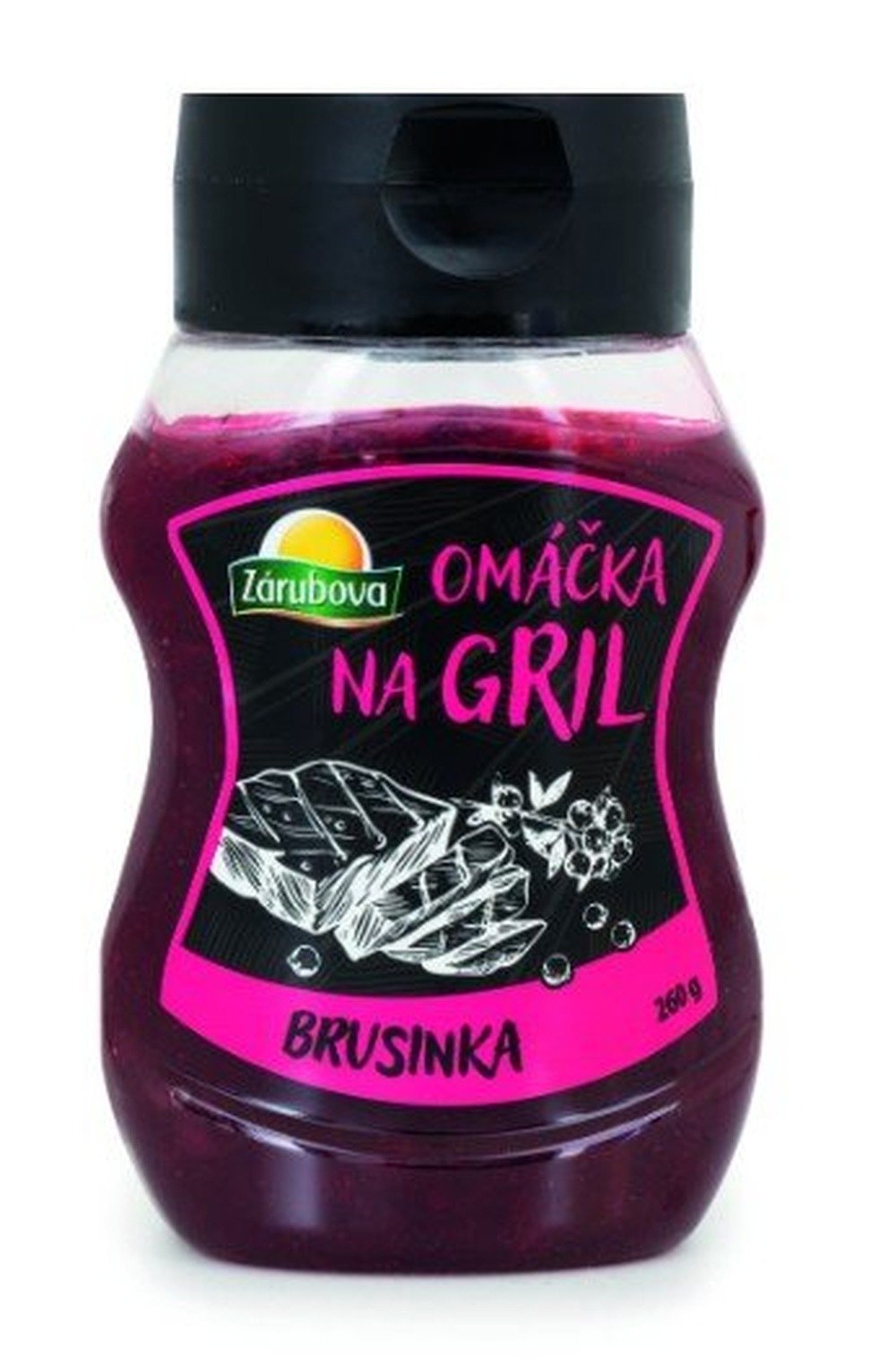 Zárubova omáčka na gril brusinka 260g