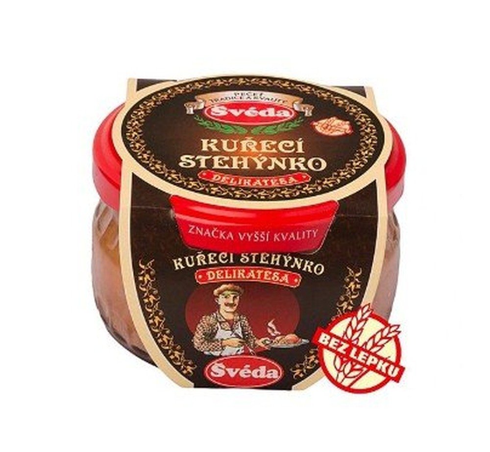 Švéda Kuřecí stehýnko ve skle 200g