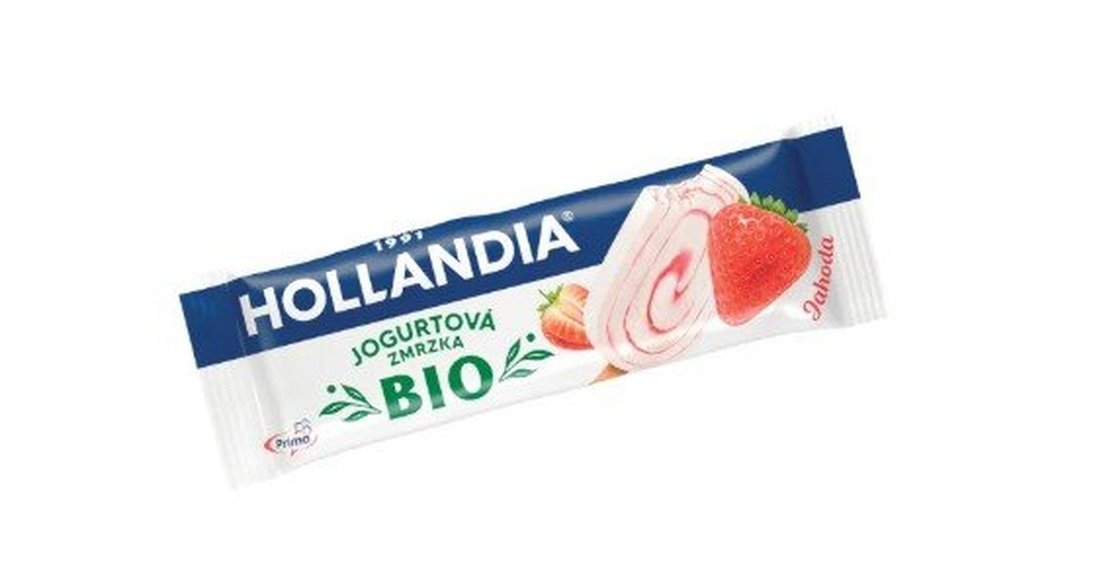 Hollandia Jogurtová zmrzka Bio Jahoda