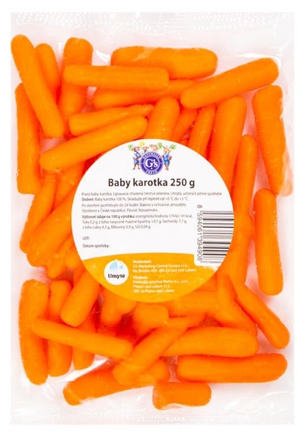 Baby karotka 250g