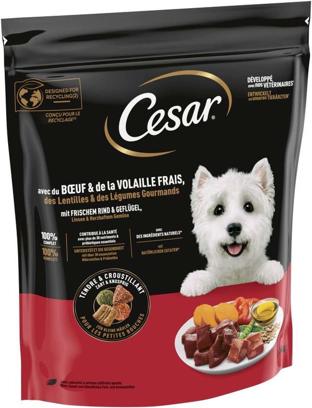 Cesar granule hovězí a drůbeží 1,4 kg