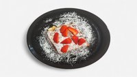 Objednať Zapekané palacinky s tvarohom a čučoriedkami, práškový cukor