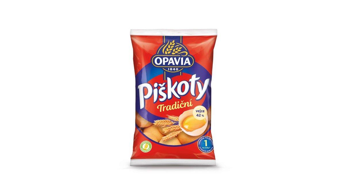 Opavia Piškoty Tradiční Piškoty Rodinné balení 110 g
