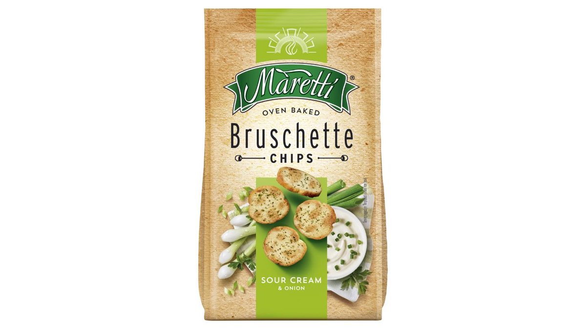 Maretti Bruschetta s příchutí smetany a cibule 70g