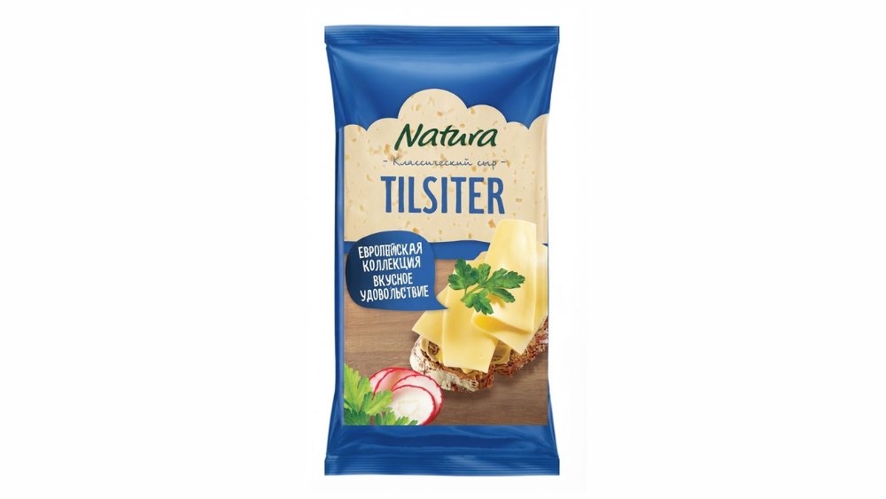 Сыр NATURA Тильзитер 45% 180г м/у