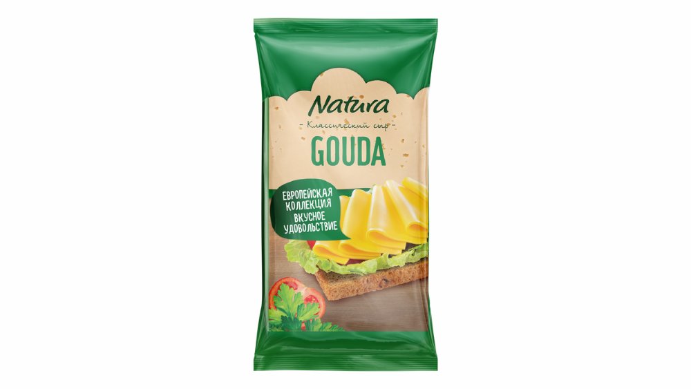 Сыр NATURA Гауда 45% 180г м/у