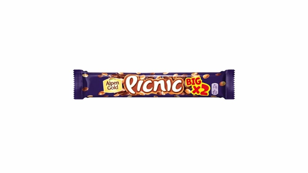Шоколадный батончик Big Picnic арахис и изюм, 76 г