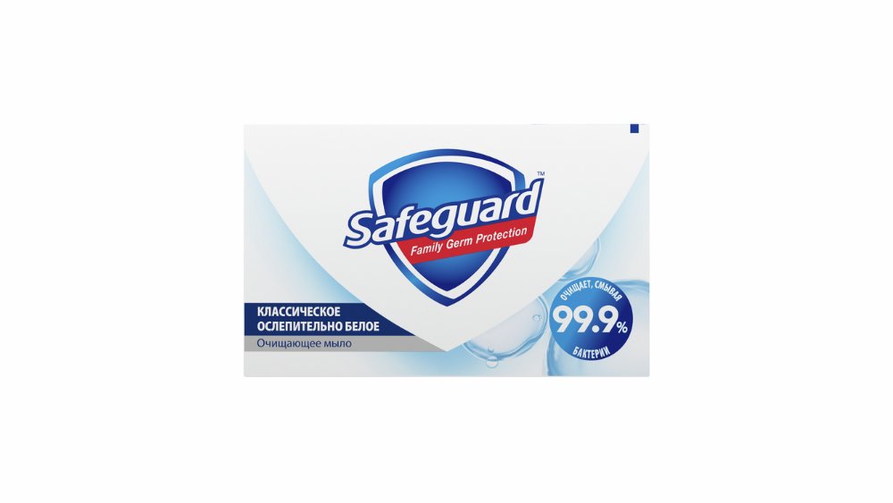 Мыло SAFEGUARD Ослепительно белое 100г кор