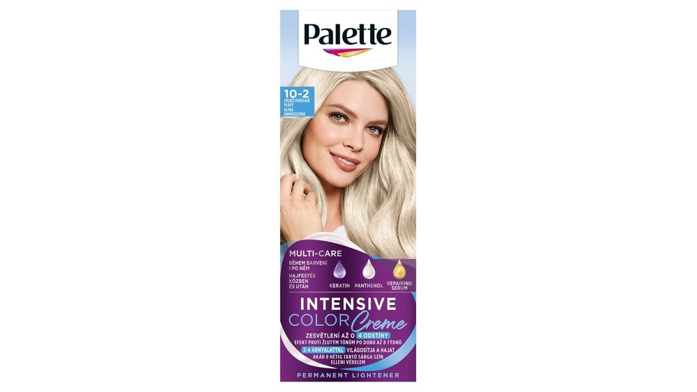 Palette Intensive Color Creme barva na vlasy Zvlášť popelavě plavý 10-2