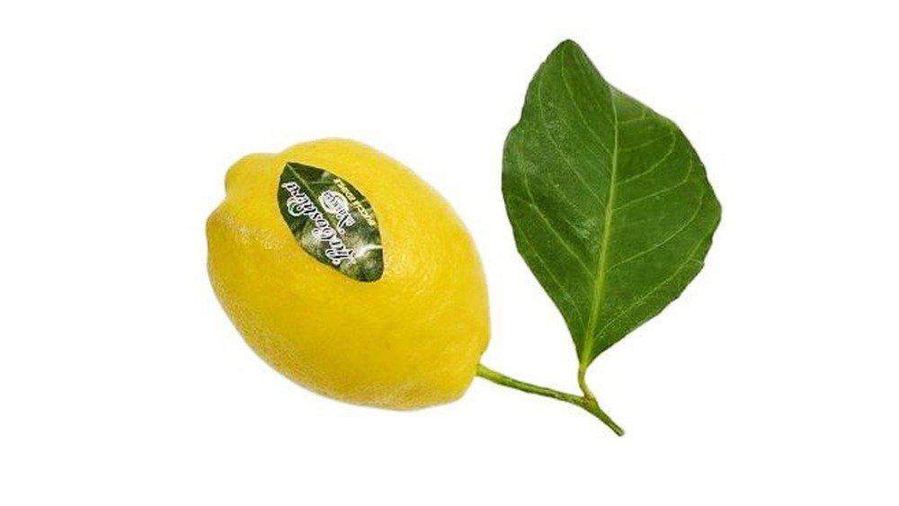 Citron s lístkem
