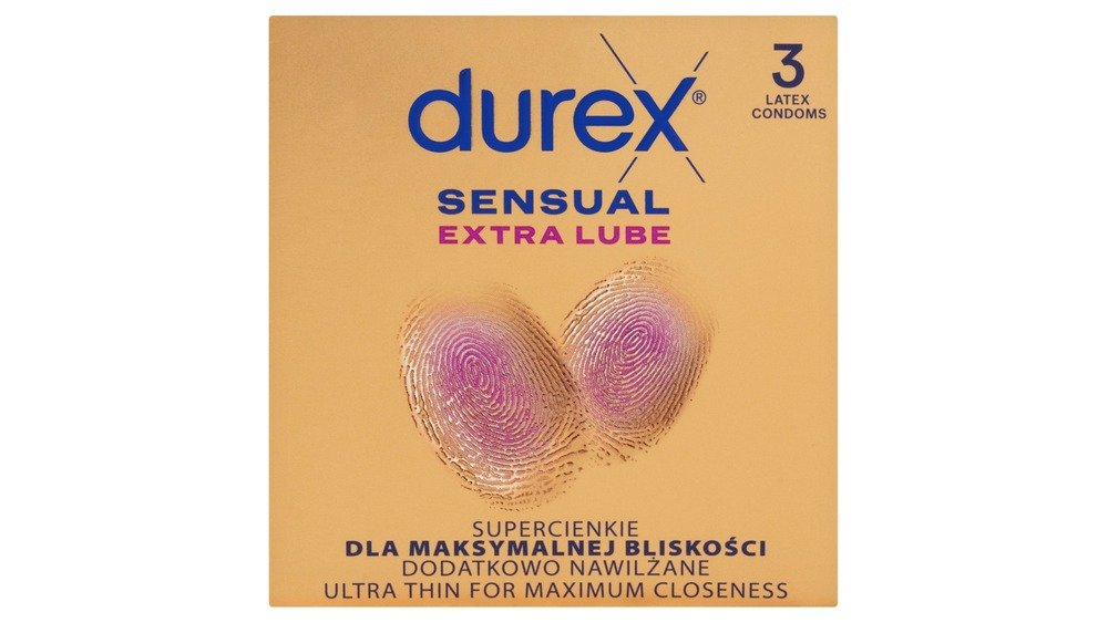 Durex Sensual Extra Lube kondomy 3 ks