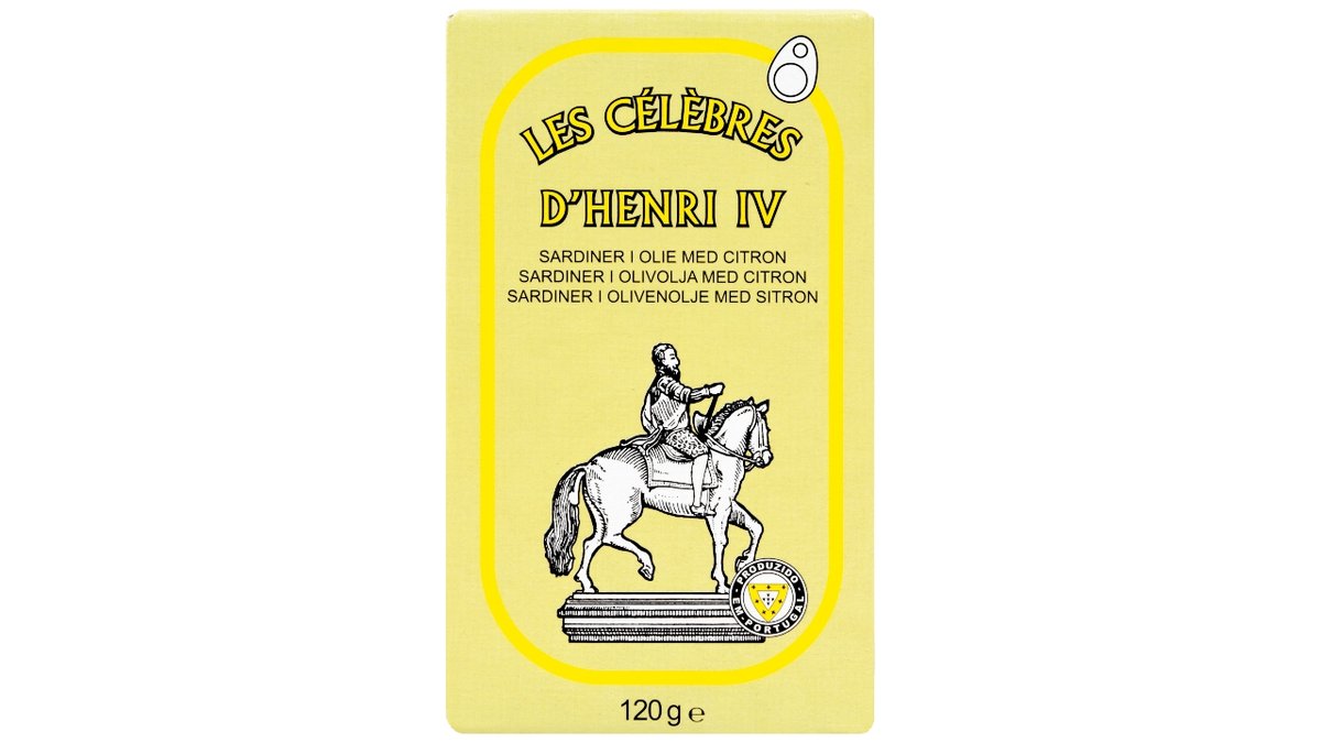 Dhenri IV sardiner olie 120 g 85 g