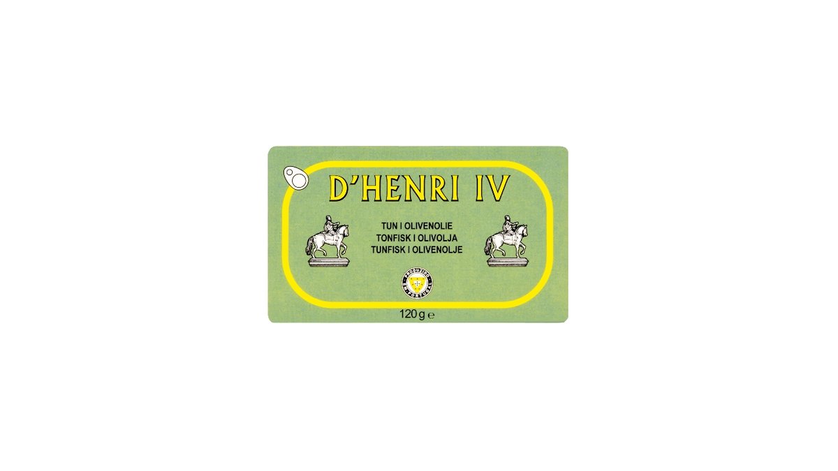 Dhenri IV tun i olivenolie 120 78 g