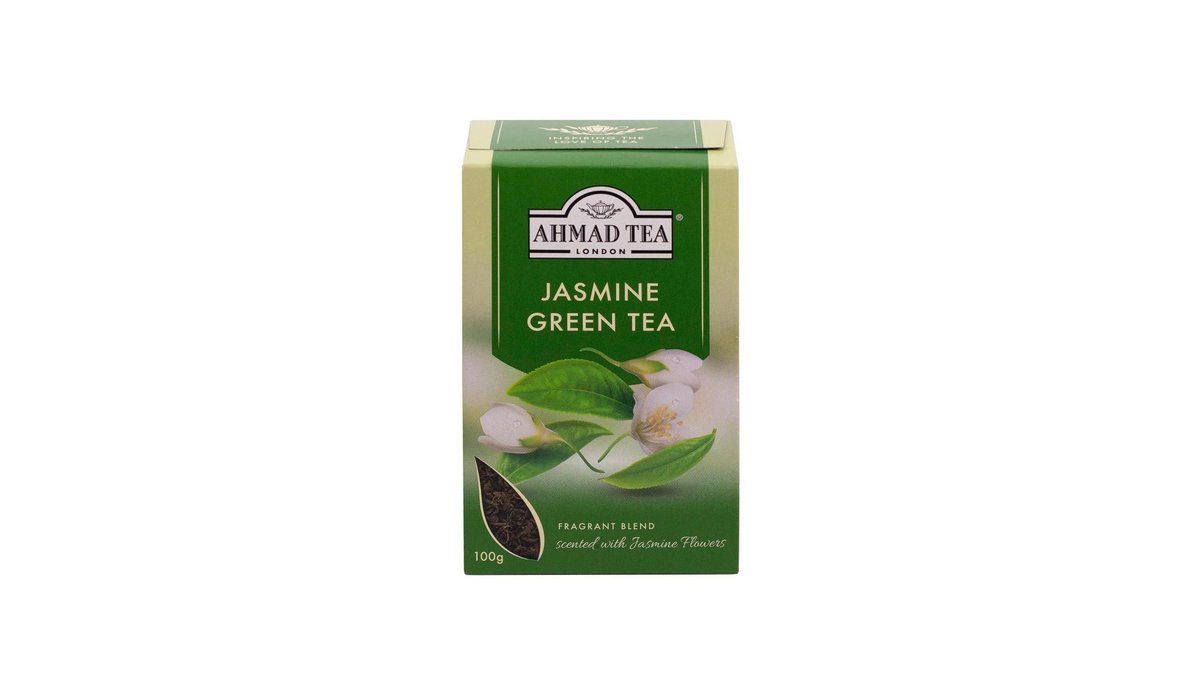Ahmad Tea Zelený čaj ochucený květy jasmínu sypaný 100 g