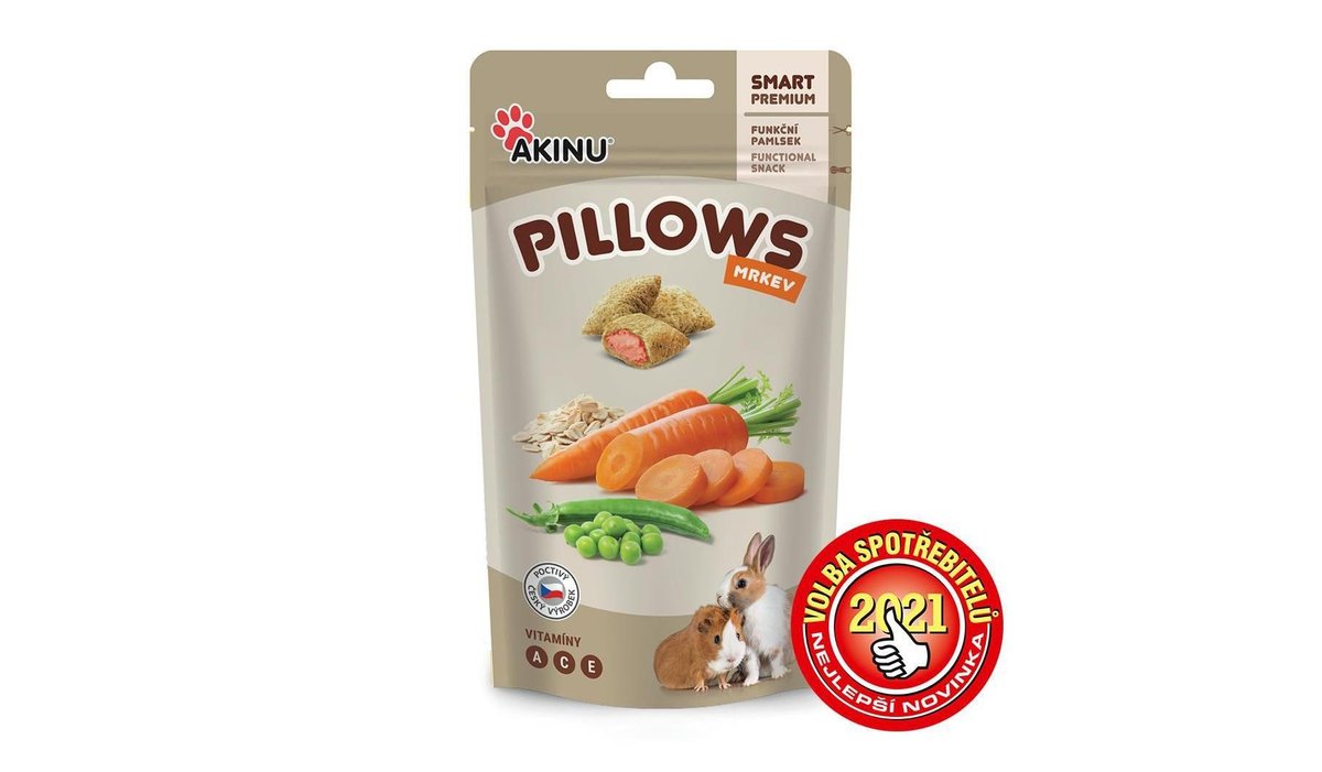 Akinu Pillows polštářky smrkví pro hlodavce 40g