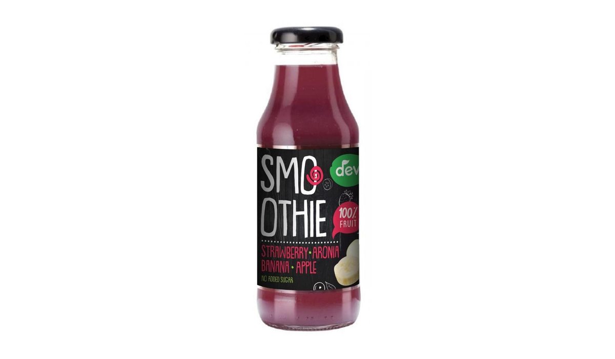 Deva Smoothie jahoda, arónie, banán, jablko 300ml