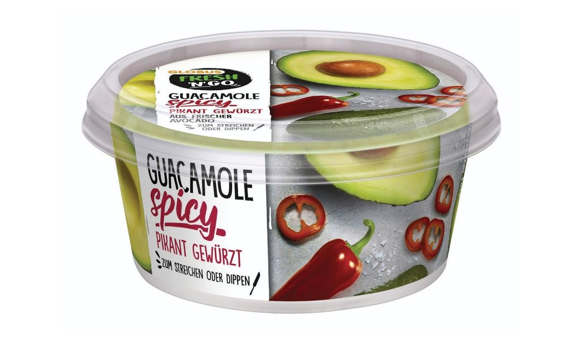 Globus FRESH 'N' GO Avokádová pomazánka pikant 150 g