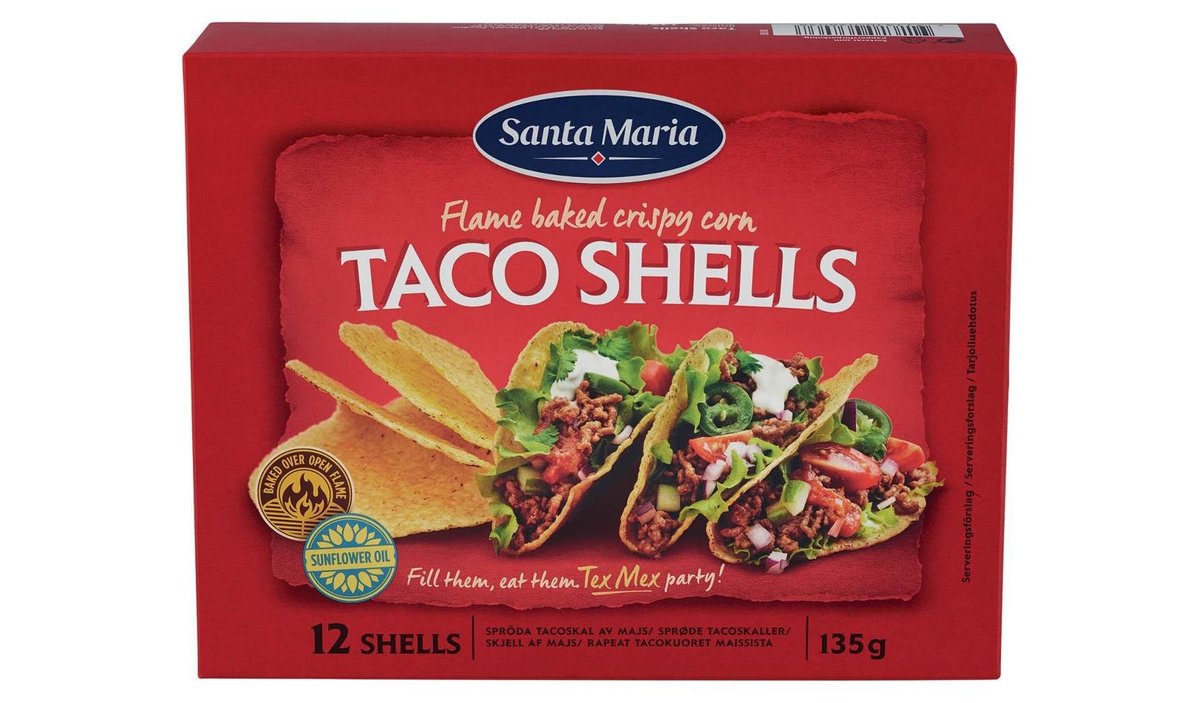 Santa Maria Taco shells 135 g