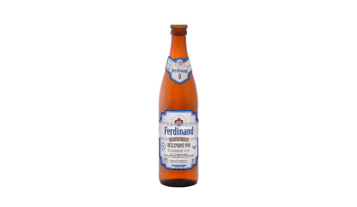 Ferdinand Nealkoholické pivo bezlepkové 500 ml
