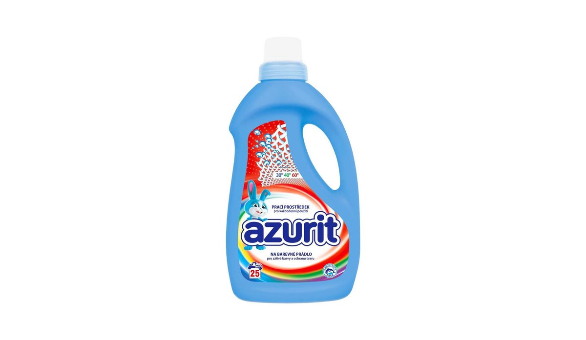 Azurit speciální tekutý prací prostředek na barevné prádlo 1l 25 dávek