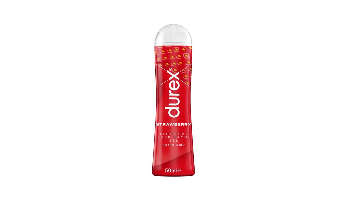 Гель Durex со вкусом клубники, 50 мл