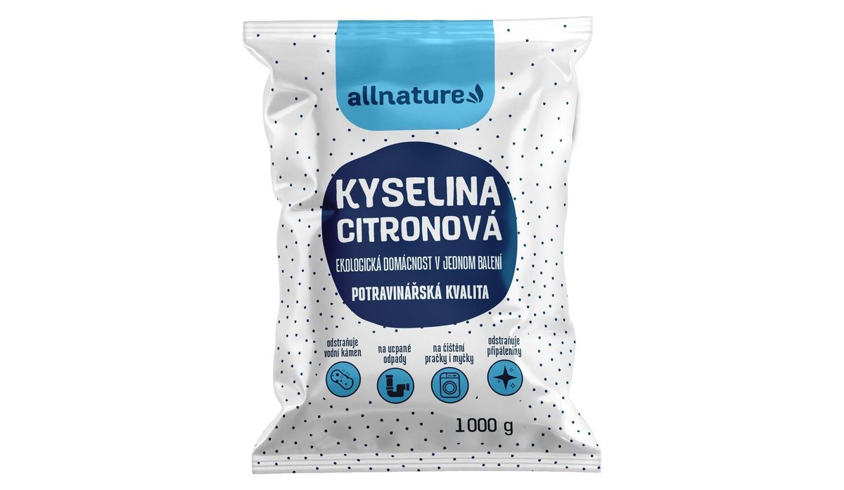 Allnature Kyselina citronová 1 kg