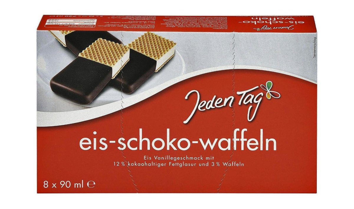 Jeden Tag mraž. krém vanilk. v oplatce 8x90 ml