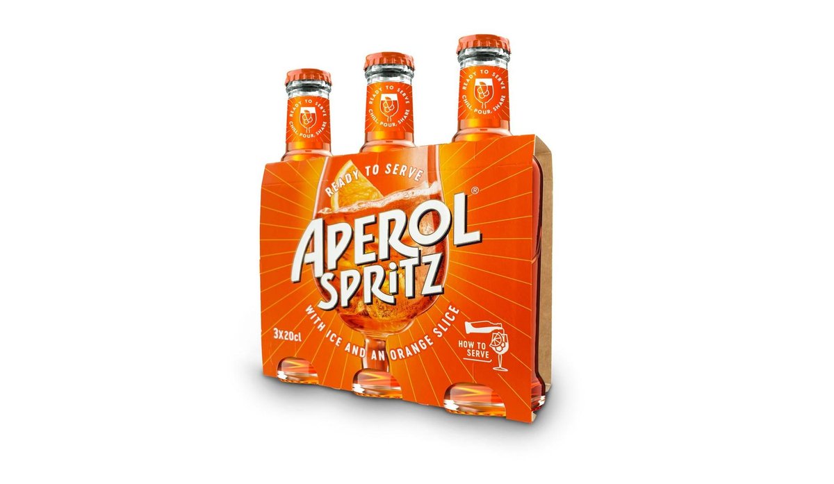 Aperol Spritz RTS Bitter 9% 3 x 0,2 l