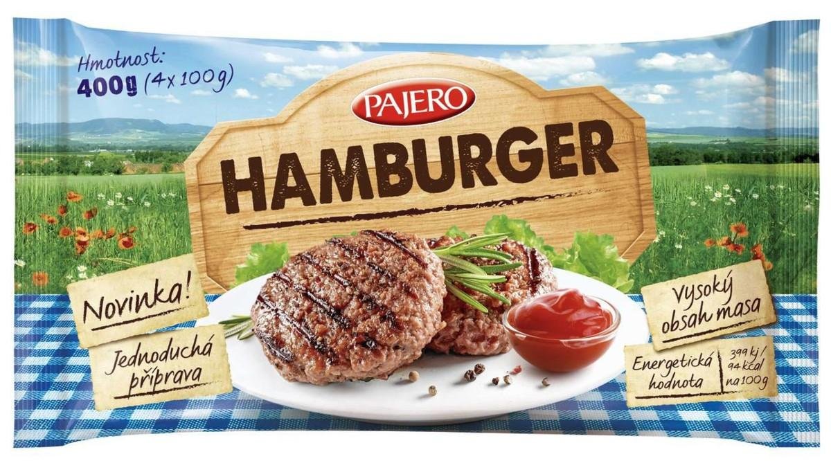 Hamburger 4xmražený 100g