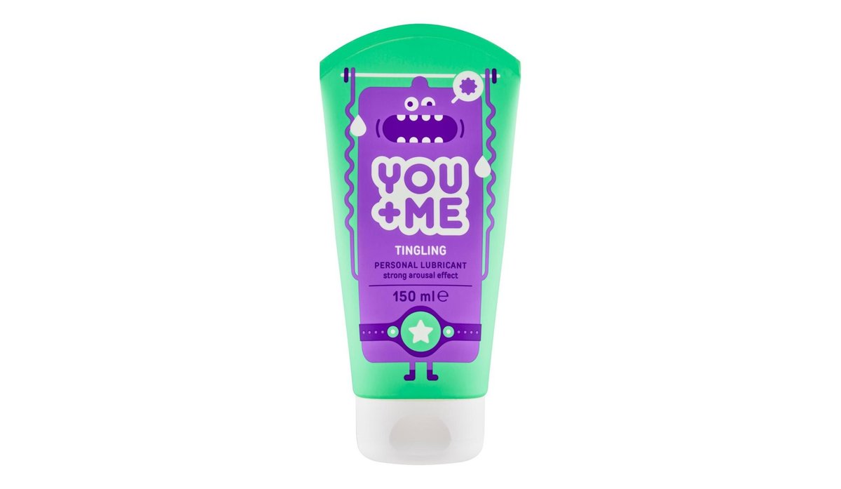 Увлажняющий гель You+Me TINGLING с сильным стимулирующим эффектом, 150 мл