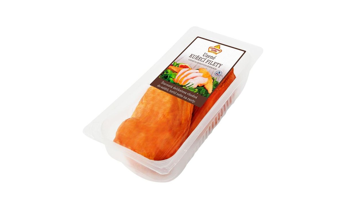 Vodňanské kuře Uzené kuřecí filety 320g