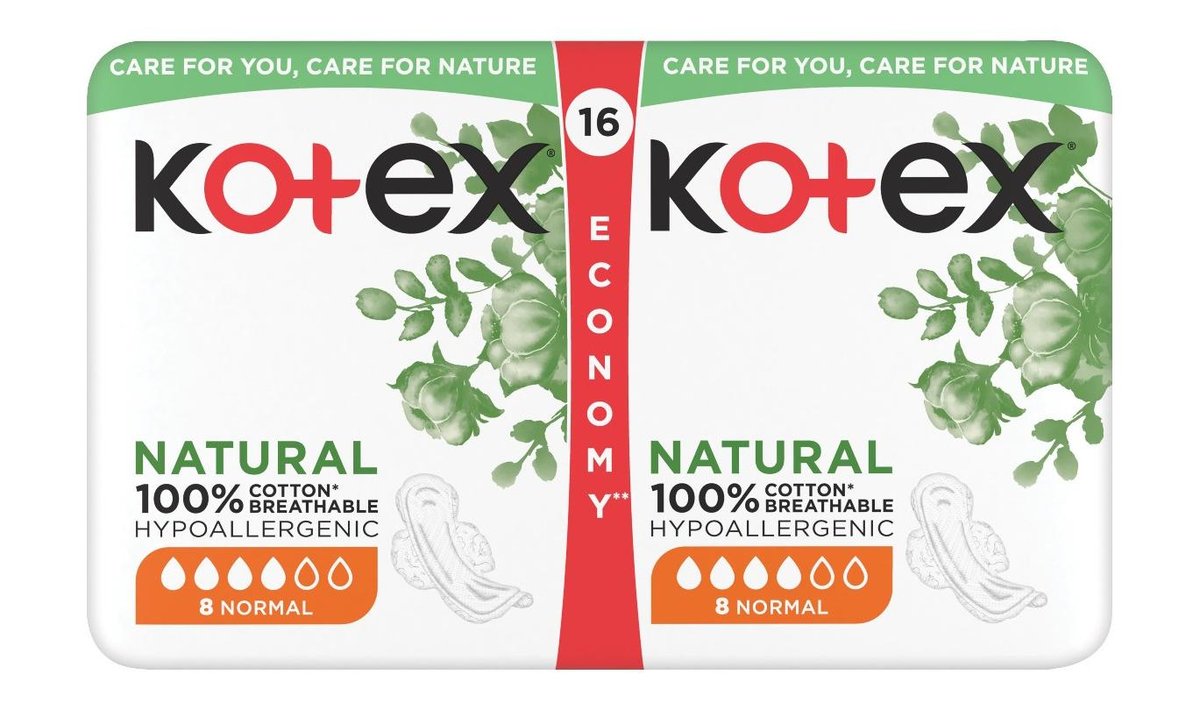 Kotex Natural Normal 16ks