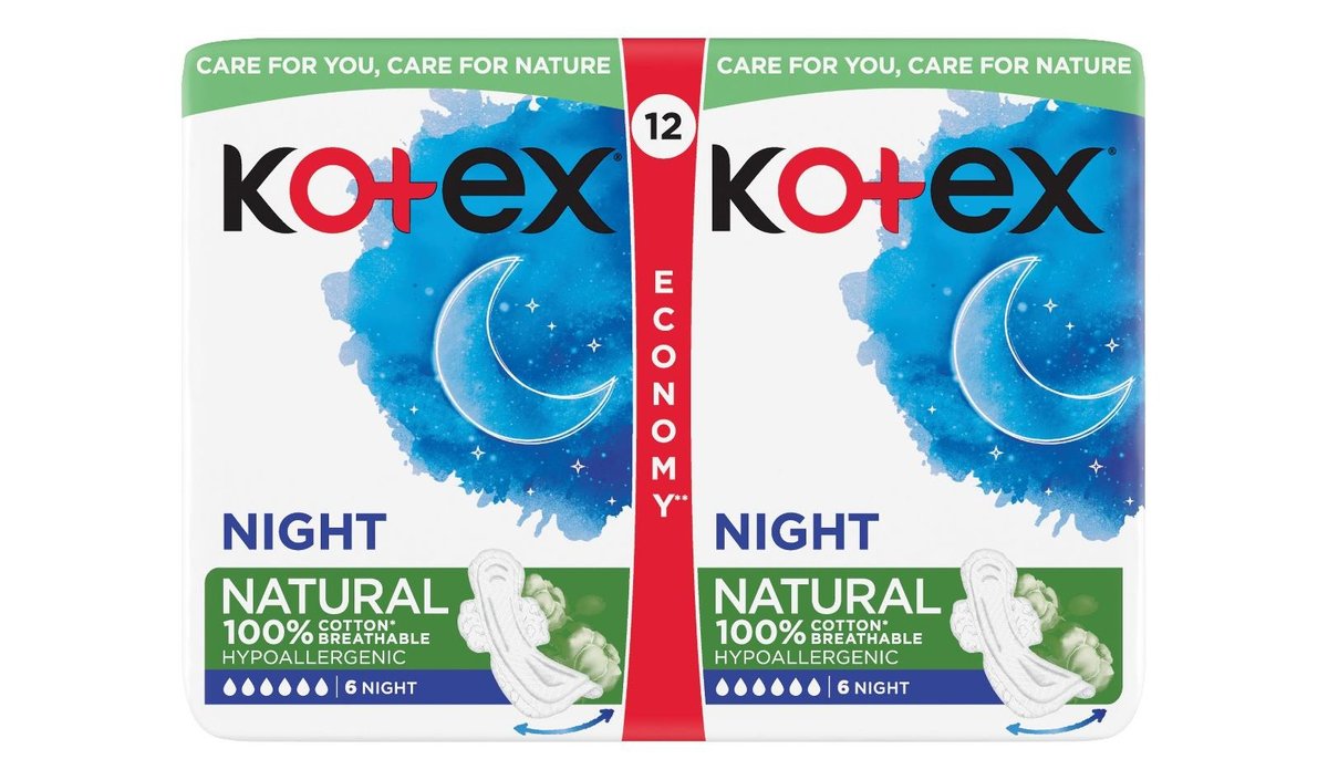 Kotex Natural Night 12ks